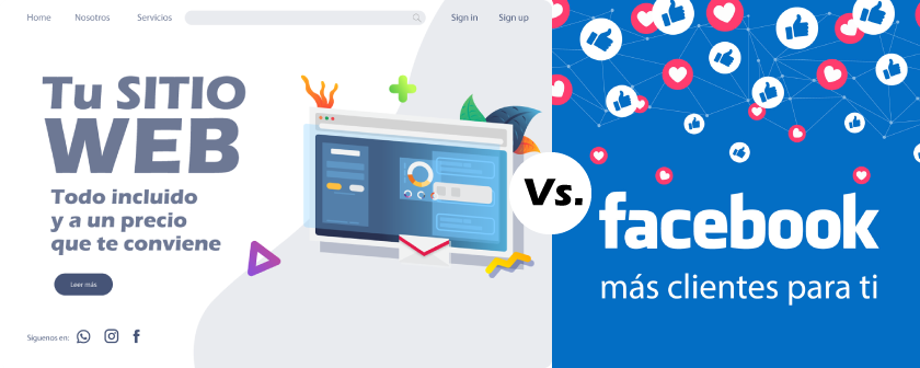 Sitio Web Vs. Página de Facebook